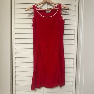 Damella of Sweden Red Tank Swim Cover Up Sz S